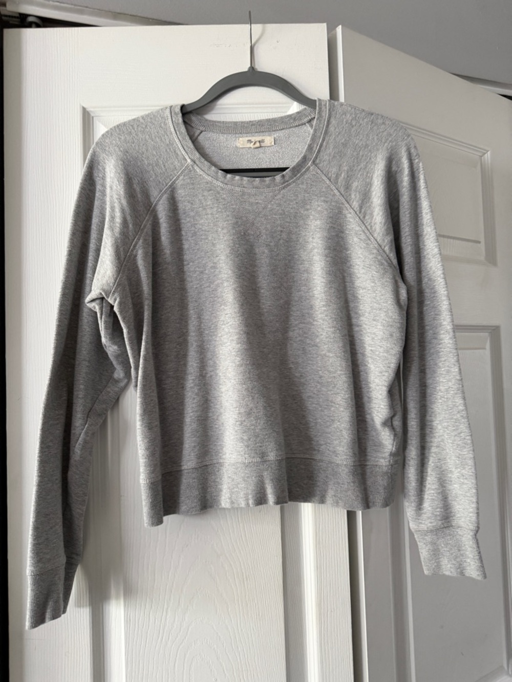 Madewell Heather Gray Crewneck Sweatshirt